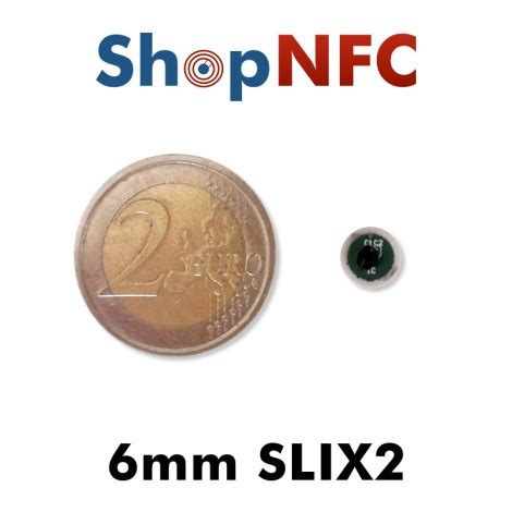 nfc tags 6mm|NFC Micro Tags ICODE® SLIX2 6mm round for metal.